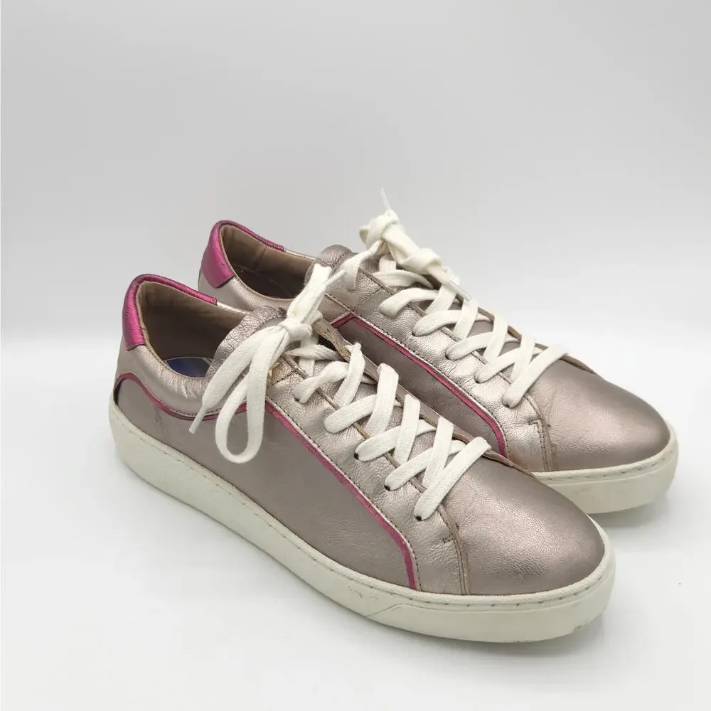 Hilfiger Women's  metallic pink sneakers size 9.5